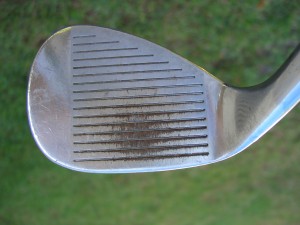 This is what predictable distance looks like in an old, worn-out wedge.